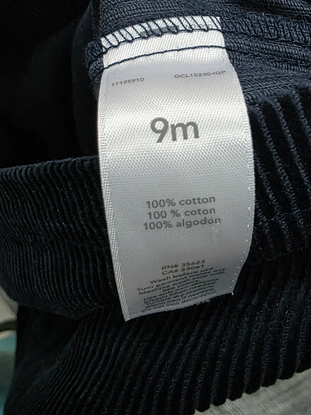 Carters soft ribbed